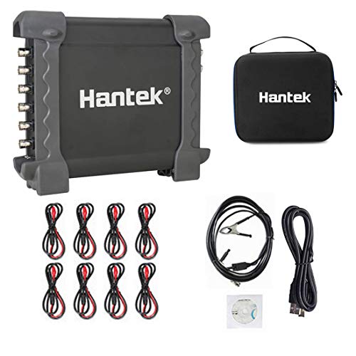 Hantek 1008C 8CH PC USB de diagnóstico automotriz DAQ programa multifunción generador osciloscopio