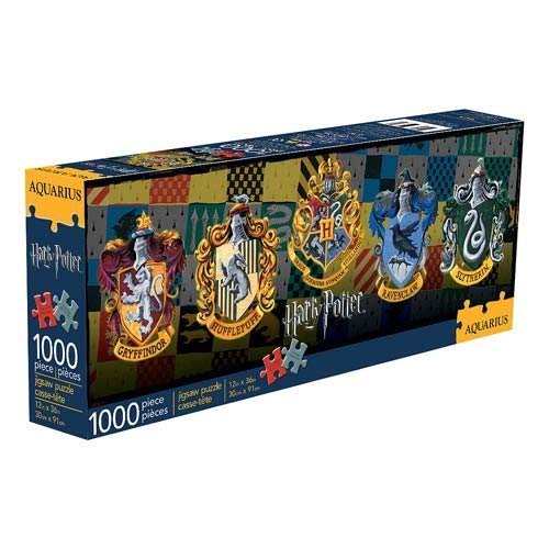 Harry Potter Casa Emblemas 1000 Piezas Delgado Puzzle