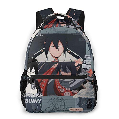 Hdadwy Suneater Tamaki Amajiki BNHA Mochila con Estampado 3-D Mochila Informal Grande para jóvenes