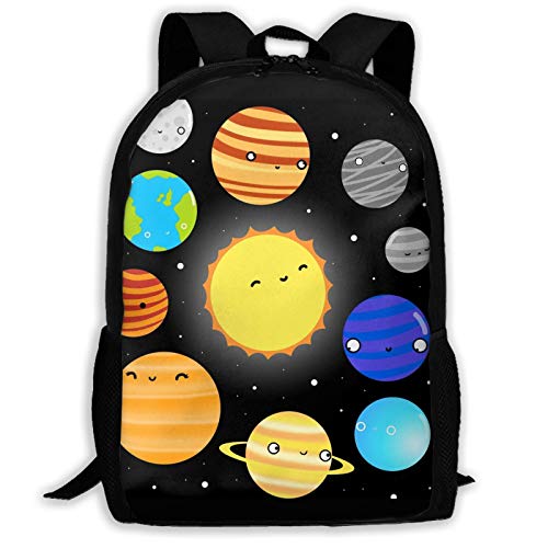 Hdadwy The Solar System Variedad Toalla Facial Mochila Bolsa de Hombro Bolsas de Viaje Bolsa para portátil Mochila Escolar para niños niñas