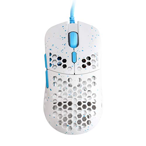 HK Gaming Mira M - Ratón para videojuegos (6 botones, 63 g, tamaño mediano, Mira-M, Massalia)