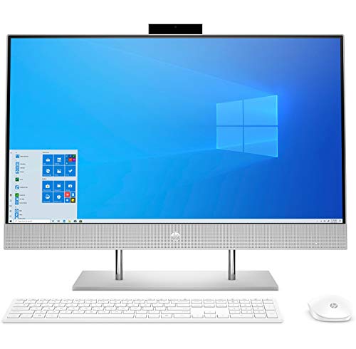 HP All-in-One 27-dp0076ns - Ordenador de sobremesa 27" Full HD (Intel Core i5-10400T, 16 GB RAM, 512 GB SSD, Intel UHD, Windows 10 Home 64) Plata (359F0EA)