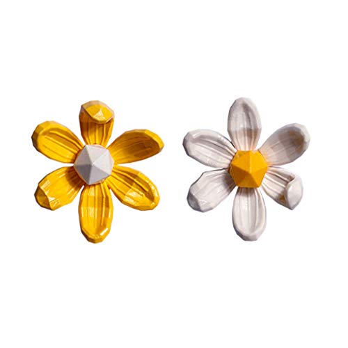 ID Pendientes Daisy Pequeñas Daisy Flower Stud Pendientes Pendientes Regalos para Mujeres Niñas Adecuado para Decoración (Color : Earrings)