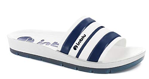 inblu Chanclas de playa para mujer, modelo CP-25, color blanco Size: 40 EU