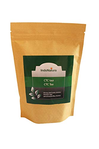 IndoNatura CTC Tea/CTC Té - Té de Assam suelto, de India, 200 g