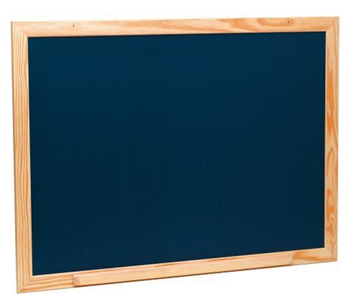 JeuJura 8780 - Pizarra Mural de madera, color negro grande, 88 x 66 cm