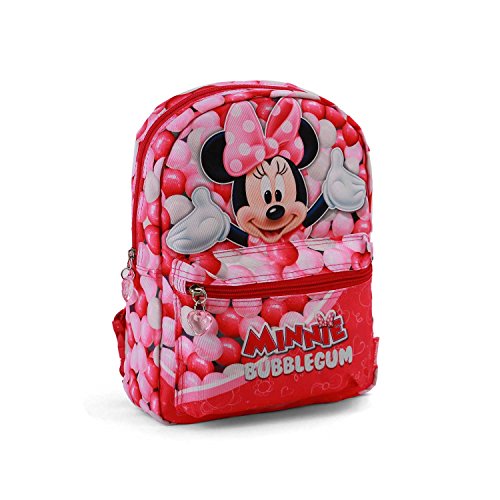 Karactermania Minnie Mouse Bubblegum Mochila infantil reversible, 31 cm, Rosa