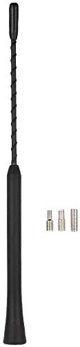 KERKARDI - Antena universal para automóvil, punta de antena de radio para automóvil, antena de techo, antena pequeña de 24 cm con 3 hilos M4 M5 M6 (garantía de devolución de dinero de 30 días).