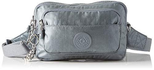 Kipling - Multiple, Bolsos bandolera Mujer, Gris (Steel Gr Metal), 20x13x7.5 cm (B x H T)