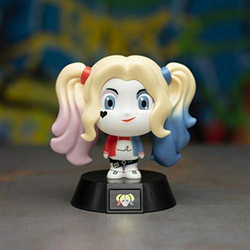 Lámpara moderna Harley Quinn 3D, DC Comics