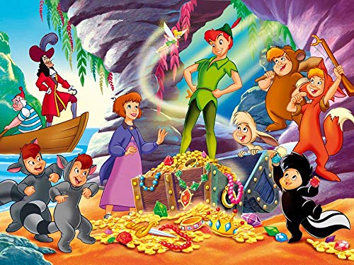 Lcyab Rompecabezas Para Adultos Uigsaw Puzzles De 1000 Piezas Para Adultos Peter Pan Póster De Película Juguetes Educativos De Ocio