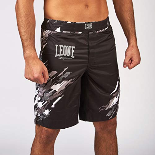 Leone 1947 - Neo Camo, pantalón Corto MMA Unisex – Adulto, Unisex Adulto, Pantalones Cortos MMA, AB912, Grigio Mimetico, M