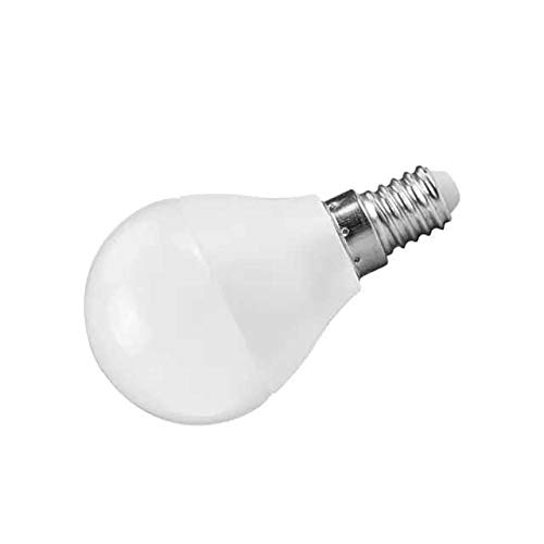 Llynguil-Pack de 6 Bombillas LED esféricas G45 E14 7W (equivalente a 60W)bajo potencia, luz blanca cálida 3000K, ángulo de 200 grados, 560 lúmenes, no regulable