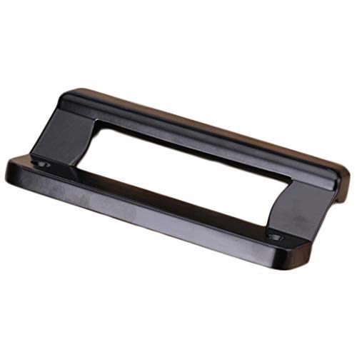 Manija De La Puerta De Fondo, Distancia Entre Agujeros 138 Mm Accesorios De Herrajes Para Puertas Tirador De Puerta Para Montaje En Superficie (Color : Black)