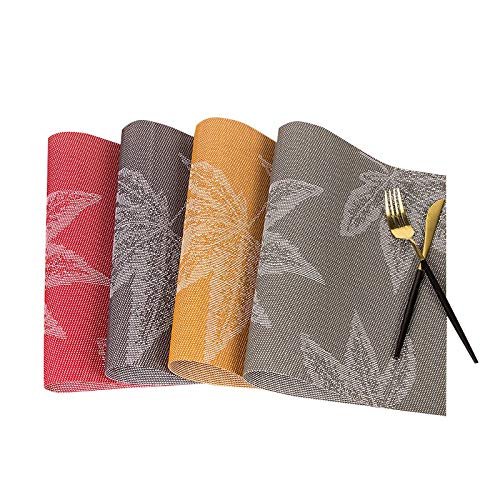 Manyao Textile Placemat Hot Pat Pat 70% PVC + 30% Mesa de Calor de Mascotas Mesa de Aislamiento Napkins Coaster for Comedor Table Cocina Restaurante Hotel