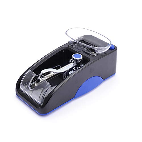 Máquina Para Fabricar Cigarrillos,Una Herramienta Indispensable Para Hacer Cigarrillos Manualmente,Tiene Una Larga Vida útil,Máquina de Tabaco Electrica Automático Portátil,15.5*8*7cm（rojo,azul）