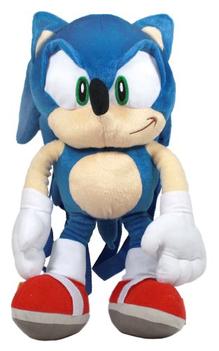 MOCHILA DE PELUCHE SONIC 40 CM