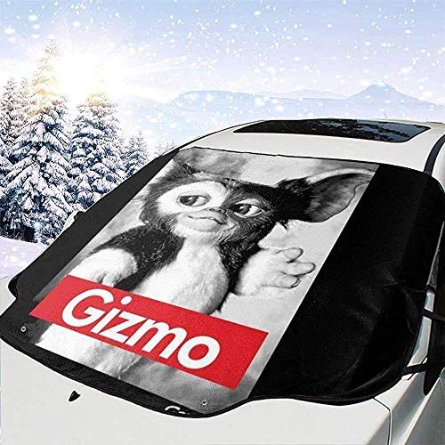 MOLLUDY Protector para Parabrisas Gremlins Gizmo Protector para Parabrisas con imán Cubierta de Parabrisas Coche Protege de Rayos Antihielo y Nieve