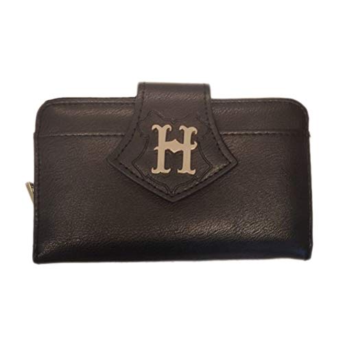 Monedero Harry Potter Hogwarts Castillo Relieve Negro