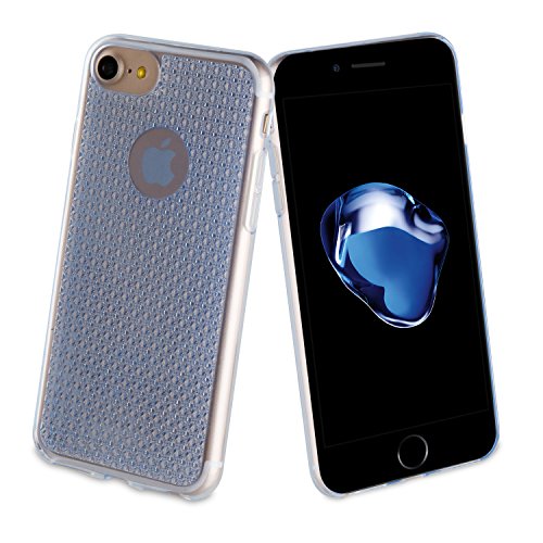 Muvit Life MLBKC0090 - Funda TPU para Apple iPhone 7, Color Azul