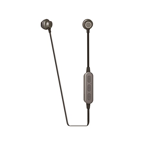 Muvit M2B - Auriculares in-Ear Bluetooth (estéreo, inalámbricos, 3.5 mm), Color Gris