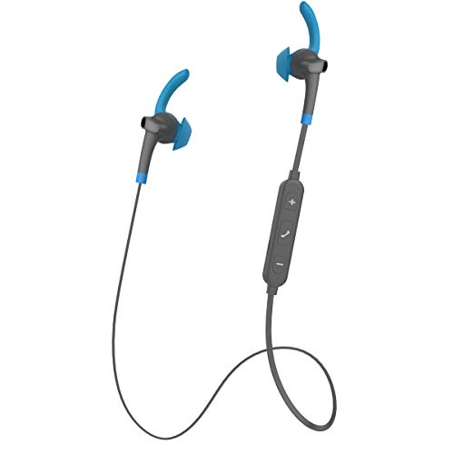 Muvit M2S - Auriculares in-Ear Deportivos Bluetooth (estéreo, inalámbricos, 3.5 mm), Color Azul