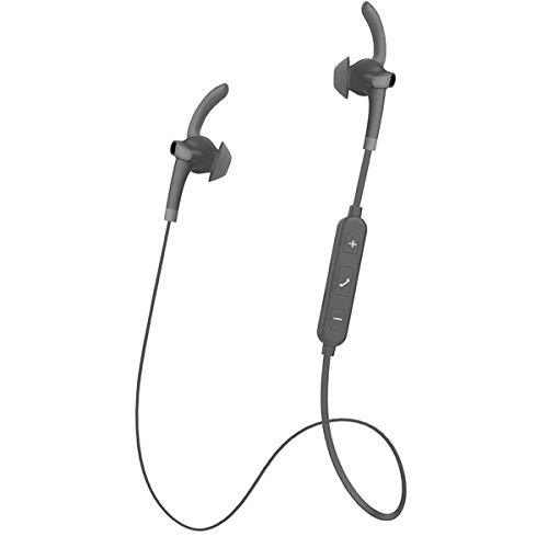 Muvit M2S - Auriculares in-Ear Deportivos Bluetooth (estéreo, inalámbricos, 3.5 mm), Color Negro