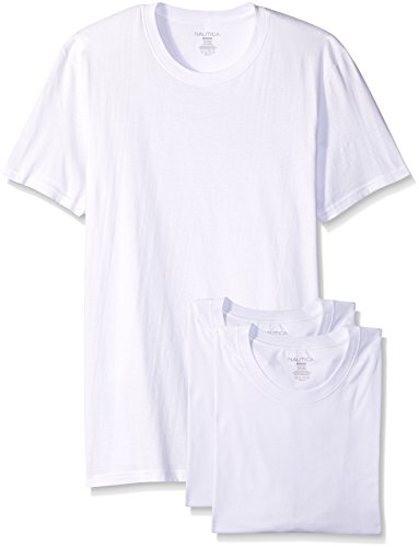 Nautica Men's Cotton Crew Neck T-Shirt-Multi Packs