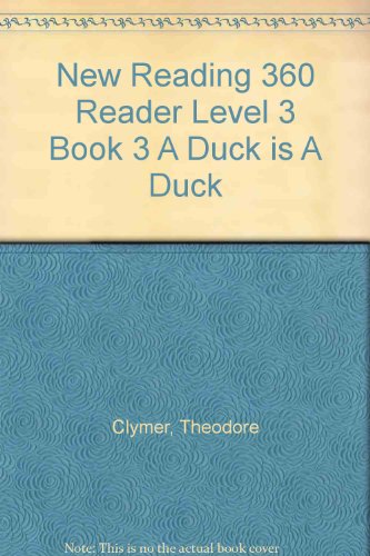 New Reading 360 Reader Level 3 Book 3 A Duck is A Duck