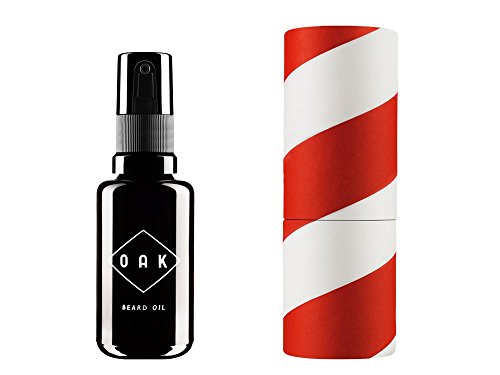 OAK BEARD OIL I Aceite para barba, acondicionador para barba (30 ml): Suaviza la barba con aceites ecológicos. Cuidado natural de la barba para hombres con barba de 3 días hasta barba larga. Cosmética natural vegana y certificada.