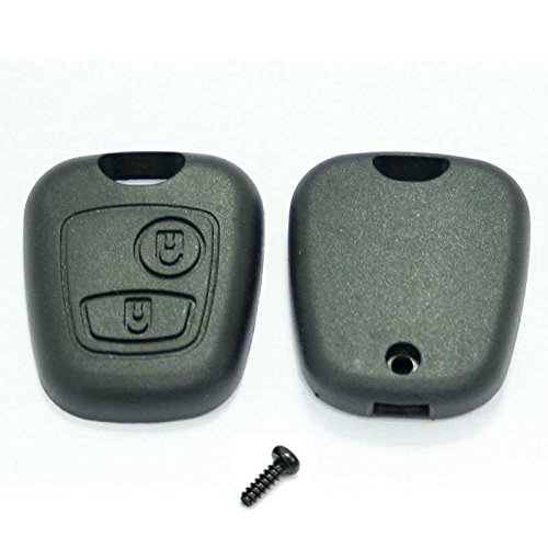 OcioDual Carcasa de Remplazo para Llave Peugeot 307 406 Funda Mando sin Espadín