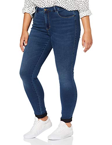 ONLY Carmakoma NOS Caraugusta HW SK Dnm Jeans MBD Noos Vaqueros Skinny, Azul (Medium Blue Denim Medium Blue Denim), 48 /L30 (Talla del Fabricante: 48) para Mujer