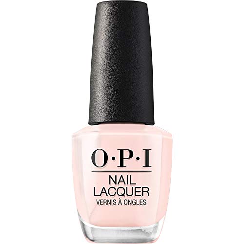 OPI Nail Laquer - Esmalte Uñas Duración de Hasta 7 Días, Efecto Manicura Profesional, 'Mimosas for Mr. & Mrs.' Rosa claro - 15 ml