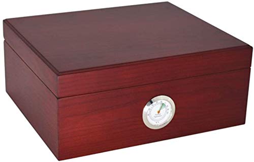 PANGPANGDEDIAN Gabinete de exhibición de cigarros Mini Caja de cigarros Cenicero Cubierta de cigarro Portátil Viaje Ligero de Madera Caja Decorativa (Color : Red, Size : 26.2cm*22.2cm*11cm)