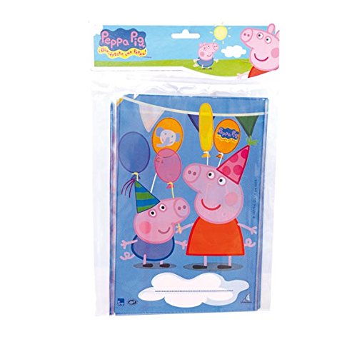 Peppa Pig - 10 bolsas rectangular 17x25 cm (Verbetena 016000716)