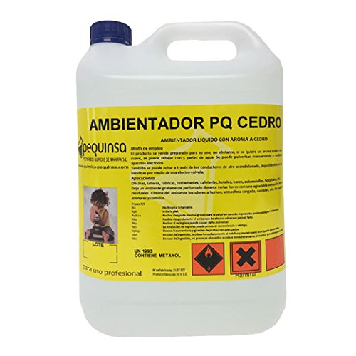 PEQUINSA Ambientador con Aroma a Cedro. Envase de 5 litros.