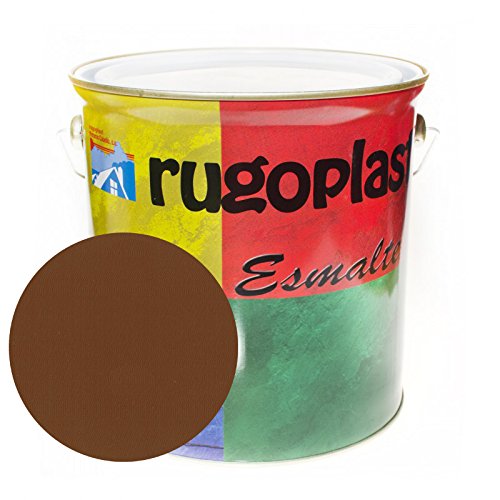 Pintura esmalte sintético de alta calidad ideal para pintar hierros, rejas, portones, puertas, ventanas, madera... Brillante / Satinado / Mate / Forja / Aluminio Plata / Metalizado Varios Colores (4L, Ocre Brillo) Envío GRATIS 24 h.