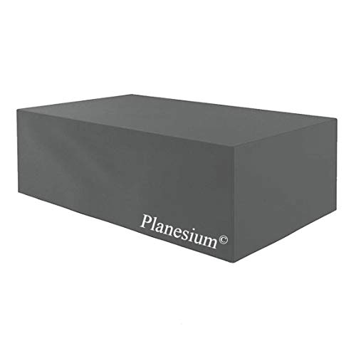 Planesium Premium - Funda protectora para muebles de jardín, impermeable, transpirable, resistente al desgarro, 575 g/m lineal, 174 x 110 x 90 cm, color antracita