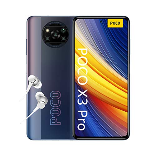 POCO X3 Pro - Smartphone 8+256 GB, 6,67” 120 Hz FHD+ DotDisplay, Snapdragon 860, cámara cuádruple de 48 MP, 5160 mAh, Negro Fantasma (versión ES/PT)