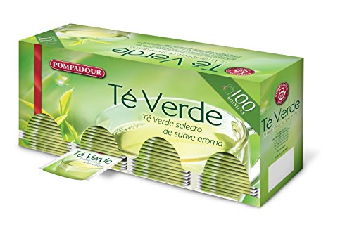 Pompadour Té Verde, Pack de 2 x 100 bolsitas