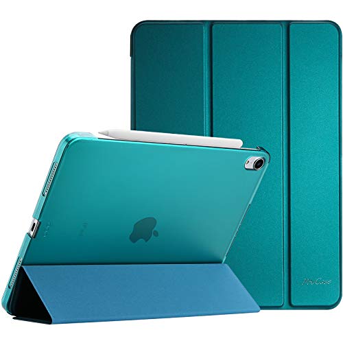 ProCase Funda para Nuevo iPad Air 4 10.9" 2020 Modelo A2324 A2072 A2316 A2325, Carcasa Trasera Rígida Delgada con Tapa Inteligente para iPad Air 4.ª Generación 10.9 Pulgadas Versión 2020 –Esmeralda