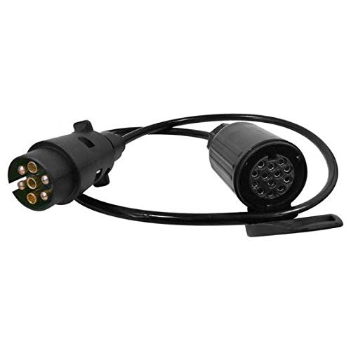 ProPlus 343526 - Cable alargador de 0,8 metros de longitud para coche (enchufe de 7 pines a enchufe de 13 polos)