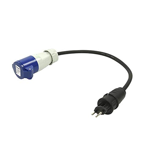 ProPlus - Cable Adaptador de Enchufe Suizo a CEE (40 cm, 16 A, 230 V)