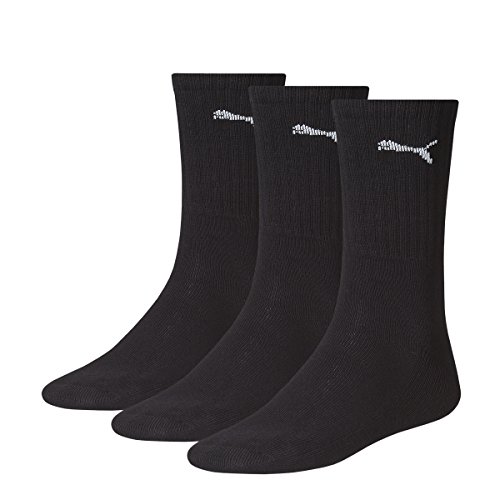 PUMA Sport 3P Calcetines, Negro (200-Black), 47-49 para Hombre