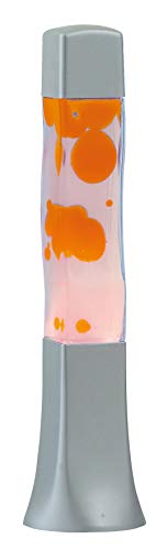 raba Lux Marshal Lava Leuchten, cristal, 25 W, E14, vidrio plástico, Orange/Klar, 10.4 x 10.4 x 41.5 cm, E14 25watts