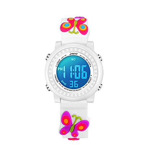 Reloj de Pulsera para niños y niñas con diseño de Dibujos Animados en 3D, Resistente al Agua, con 7 Colores