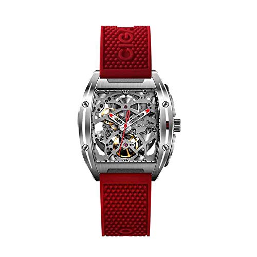 Relojes mecánicos automáticos para Hombre de la Serie ZEYUE CIGA Z (Rojo)