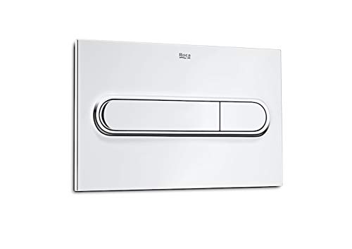 Roca In-Wall A890095001 - Placa accionamiento PL1 Dual, cromo brillo