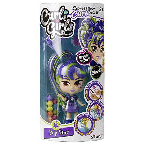 Rocco Giocattoli - Curli Girls Muñeca Pop Star Charli, 82082.