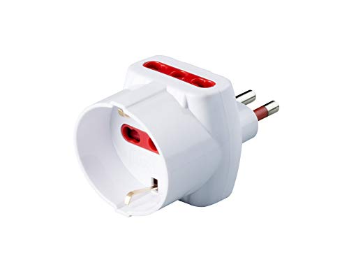 ROSI RS78150 Civil Serie Emilia - Adaptador triple, blanco